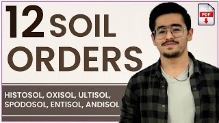 12 Soil Orders Part 2  HISTOSOL OXISOL SPODOSOL ENTISOL ANDISOL soilscience icarjrf soil [upl. by Nothgierc]