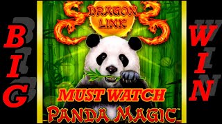 🐼 PANDA MAGIC DRAGON LINK SLOT MACHINE 💥 BIG WIN 💥 POKIE WINS 🥳 [upl. by Litch]