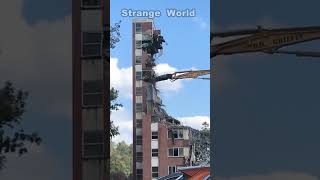 A scene of a building collapsing trending shortsvideo viralsvideo shorts [upl. by Thaine534]