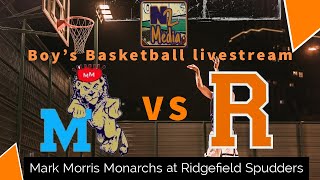 Mark Morris Monarchs at Ridgefield Spudders GSHL 2A Boys Basketball league matchup [upl. by Eillehs]