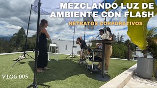 La importancia de saber iluminar  fotografía corporativa Vlog005 [upl. by Dorine581]