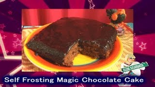 Self Frosting Magic Chocolate Cake [upl. by Orson]