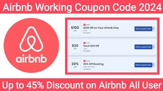 Airbnb Coupon Code 2024  Cupom de desconto Airbnb [upl. by Ailen]