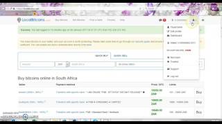 How to find your bitcoin address on Localbitcoins com [upl. by Odlaner517]