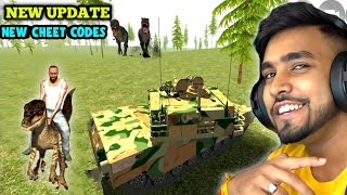 INDIAN BIKES DRIVING 3D NEW UPDATE NEW CODES TANK AND RIDE DINOSAUR 🦖 TECHNO GAMERZ [upl. by Fidellas382]