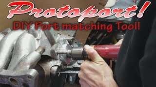 Protoport  DIY porting tool for port matching intake manifolds with throttle bodies [upl. by Gerdy]