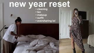 A NEW YEAR RESET  MAKEUP TAN amp TIDY  JAMIE GENEVIEVE [upl. by Baten]