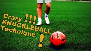 Knuckleball Freekick Tutorial  Wie schießt man einen Flatterball deutschenglish subtitle [upl. by Yelssew440]