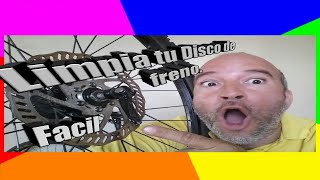 🔴 Como Limpiar el Disco de freno de bicicleta [upl. by Garnett167]