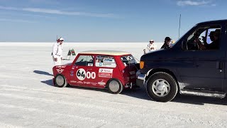 Bonneville Salt Flats 2021 Speed Week  278MPH Team AardemaBraun Driver Scott Goetz [upl. by Nonad]