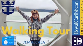 🛳Full Tour Of Ovation Of The Seas Cruise ship🌊 ⚓️Royal Caribbean  Alaska Cruise [upl. by Leonelle]