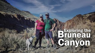 Hiking in the Bruneau Canyon  Bruneau Canyon Overlook  Windy Idaho Day [upl. by Tengler]