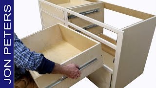 How to Build Kitchen Cabinets amp Install Drawer Slides [upl. by Masson]