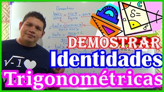 🥽Demostración de IDENTIDADES TRIGONOMÉTRICAS la guía COMPLETA🥽 [upl. by Enailil]