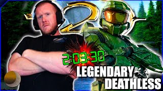 Legendary Deathless World Record  Halo 2 Classic [upl. by Meluhs361]