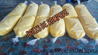 BOLIS DE ROMPOPELAS RECETAS DE LUPITA [upl. by Aneehsar]