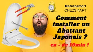 Tutoriel  Comment installer un abattant WC japonais en 10 minutes [upl. by Aeli]