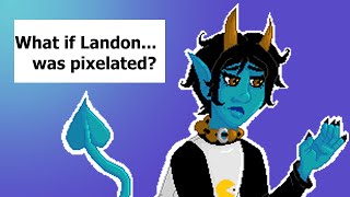 Neopets Paint Brush OC Redesign Challenge 4 quot8bitquot aka Pixelated Landon [upl. by Annahgiel]