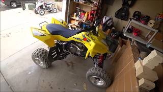 Tusk Nerf Bars  Rocky Mountain ATVMC  Mounting on Suzuzki LTR450 [upl. by Chamberlin662]