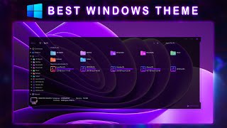 Best Windows 10 Theme Ever  My All Time Favourite Theme  With Transparency Effect [upl. by Nawud]