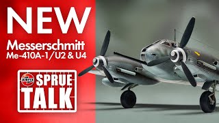 AIRFIX  Revealing the NEW Messerschmitt Me410A1 U2 amp U4 Sprue Talk [upl. by Drescher981]