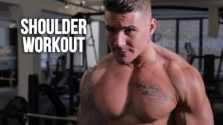 Ross Dickersons ROSSCUT  Shoulder Workout Day 5 [upl. by Dulla]