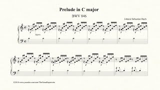 Bach Prelude in C major BWV 846 [upl. by Sundstrom]