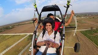 paramotor paragliding airsafari flying booking gurugram city sohna call 80598 61200 🪂 [upl. by Haronid]