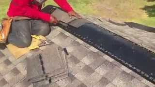 How to install Ridge Vents  Texan Roofing 281 3919600 [upl. by Caiaphas776]