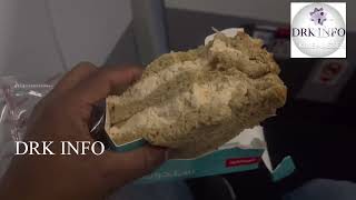 Air Arabia Flight food  Chicken Tandoori Sandwich Air Arabia  Air Arabia Food [upl. by Adara]