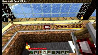 Minecraft  Powered Rails amp Detector Rails [upl. by Gratt]