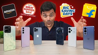 🥳 Best Smartphone Deals Under 10K to 50K 🔥 Amazon amp Flipkart ☀️Summer Sale 2024 😇 [upl. by Merat]