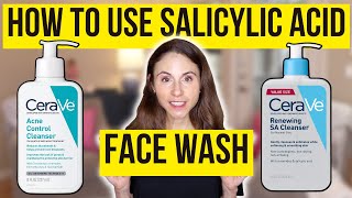 HOW TO USE SALICYLIC ACID FACE WASH 🚿 Dermatologist DrDrayzday [upl. by Okihcim759]