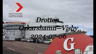 MS Drotten oskarshamnvisby 240706  Bridge visit [upl. by Annaid]