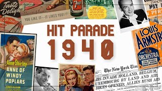 Hit Parade 1940  The Best Music Of The Year  Glenn Miller Ella Fitzgerald Bing Crosby [upl. by Artus]