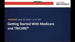 Getting Started With Medicare and TRICARE® [upl. by Conlee]