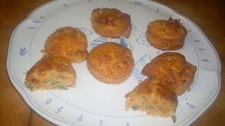 Comment faire des muffins aux légumes facilement Muffin salé [upl. by Lahsram]