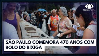 Bolo do Bixiga tradição do aniversário de SP  Bora Brasil [upl. by Coveney]