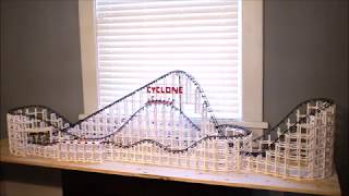 CDX Blocks Custom Cyclone Roller Coaster model [upl. by Elraet]