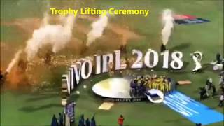 IPL Final 2018 highlights  CSK VS SRH  CSK winning moments  trophy celebrations  stadium view [upl. by Pappano]