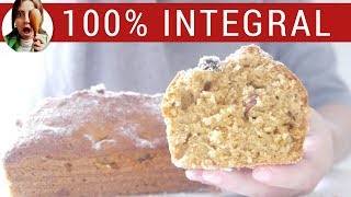 BUDÍN INTEGRAL  Fácil esponjoso y con aceite [upl. by Weasner]