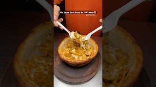 Fire Bowl Cheese Pasta In Just 199😍youtubeshorts trending viralvideo pasta cheese [upl. by Deuno722]