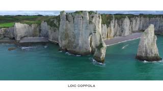 ETRETAT IN 4K DJI INSPIRE 1 quotVUE DU CIELquot  VIDEOPARDRONEFR [upl. by Neirbo380]