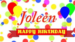 Happy Birthday Joleen Song [upl. by Mikkel]