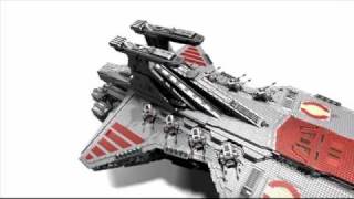 Lego VenatorClass Republic Star Destroyer in CATIA V5 [upl. by Cozza59]