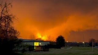 12092023 Hendersonville TN Tornado with Explosion [upl. by Bailar130]