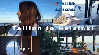 Travel Vlog  From Estonia to Finland with Ferry Tallink Silja line [upl. by Yrro]