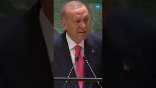 Erdoğan BMde yaptığı konuşmada Paris Olimpiyatları’nı hedef aldı [upl. by Assilak]