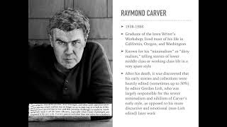 A Lecture on Raymond Carvers quotCathedralquot [upl. by Greeley56]