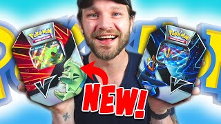 Whats inside NEW V Striker Tyranitar and Empoleon tins [upl. by Jesselyn514]